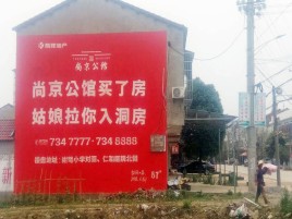  宜黄墙体广告在乡镇、农村市场的媒体优势