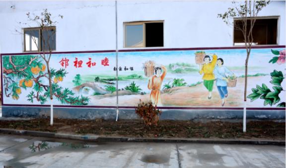 宜黄乡镇文化墙 乡风文明焕发新活力