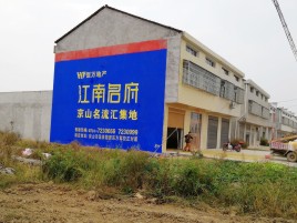  宜黄农村墙体广告在不同形式上面展现的不同特色