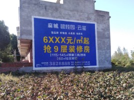 宜黄墙体广告的好处
